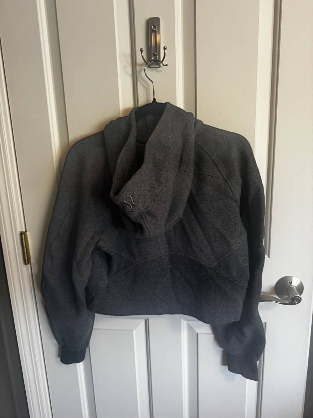 lululemon athletica Charcoal Half-Zip Hooded Pullover - Picture 2 of 3